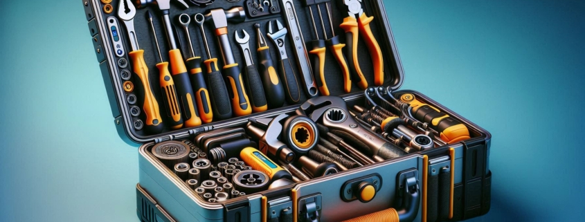 An AI generated image of a toolbox